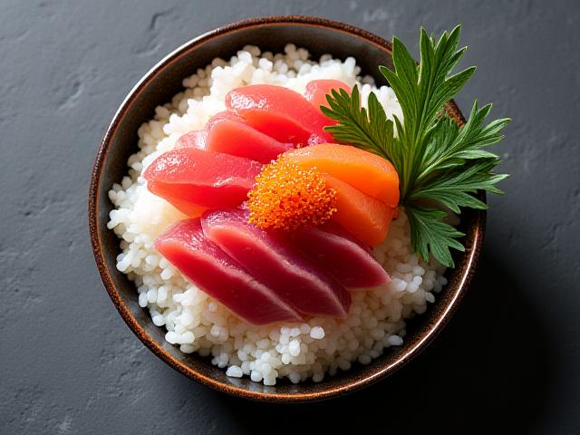 豪華な特撰ちらし寿司のランチセット