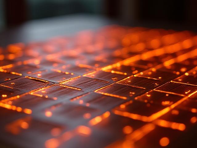 和の伝統とテクノロジーの融合を表現した抽象画像